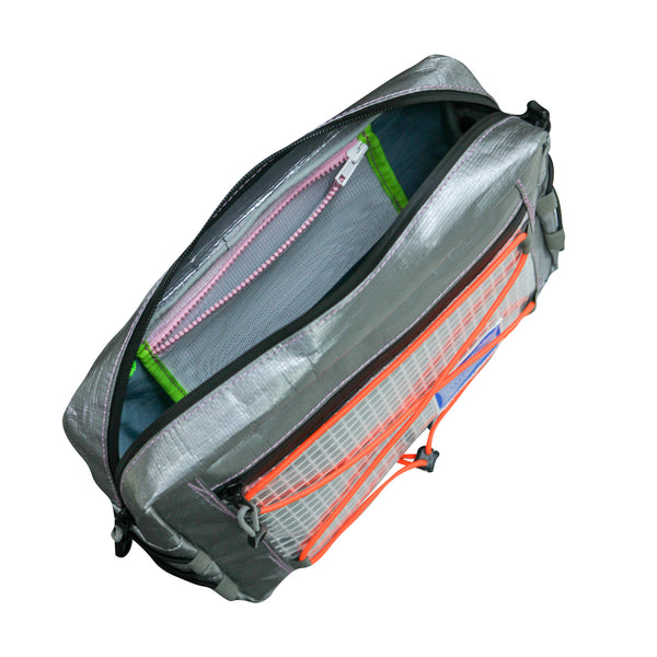 Medium Waist Bag / Grey, Translucent