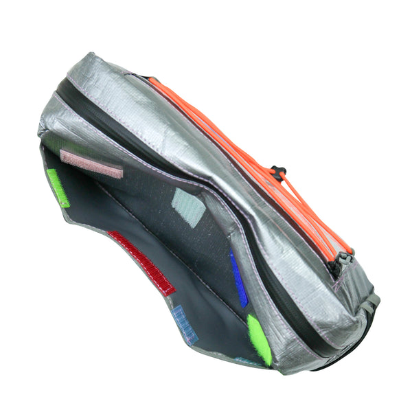 Medium Waist Bag / Grey, Translucent