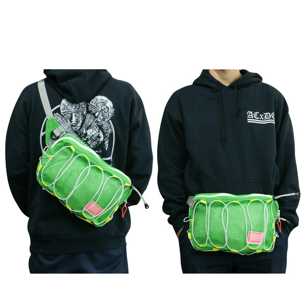 Medium Waist Bag / Green, Mesh