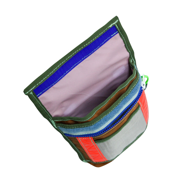 Small Travel Bag / Brown, Orange