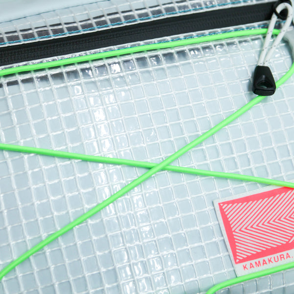 Medium Waist Bag / Light Blue, Translucent