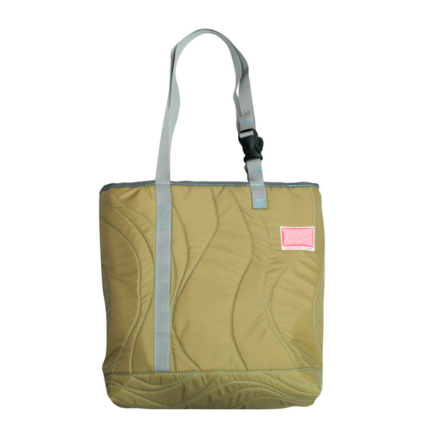 Record Bag / Quilting, Brown