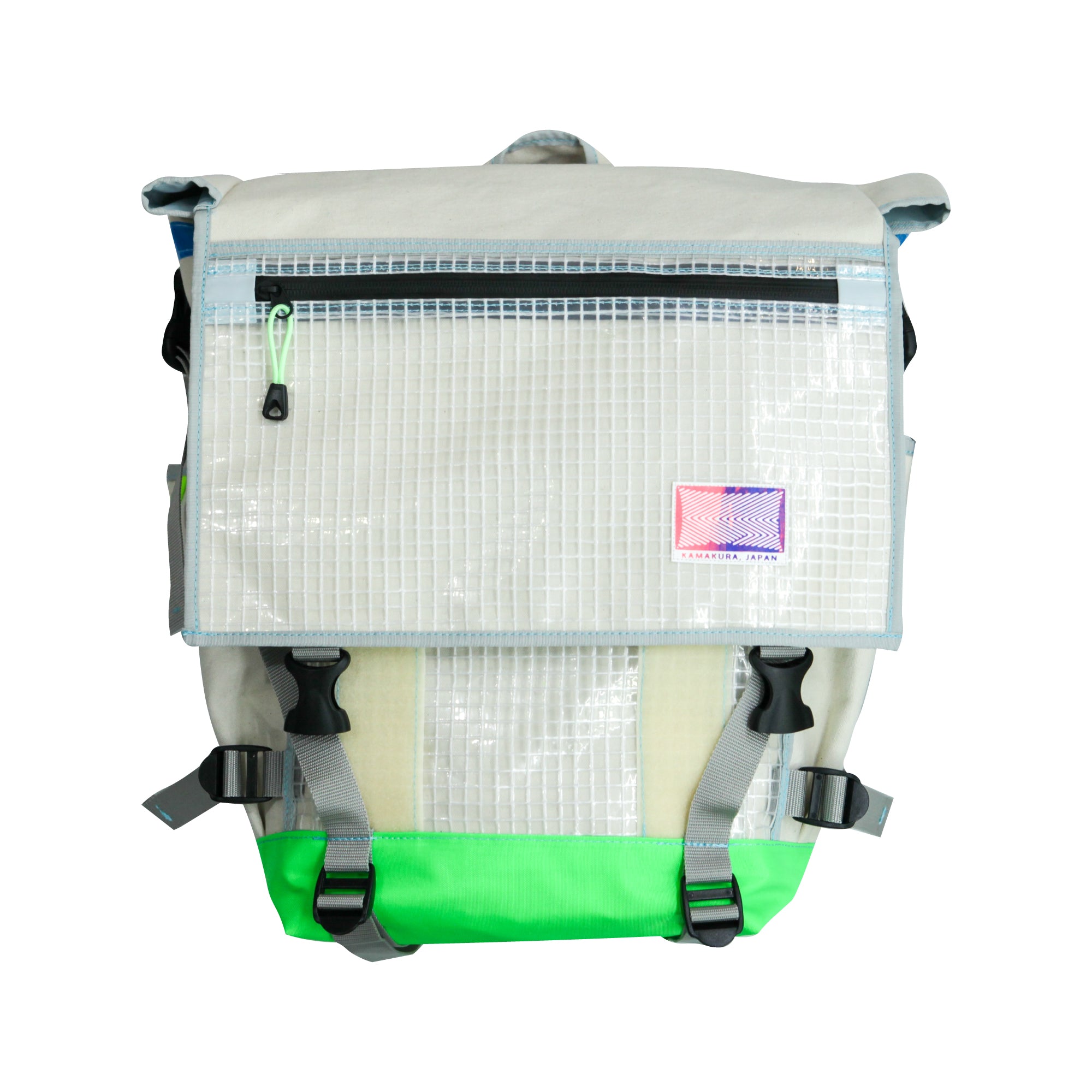Medium Flappack / Ecru Canvas, Translucent
