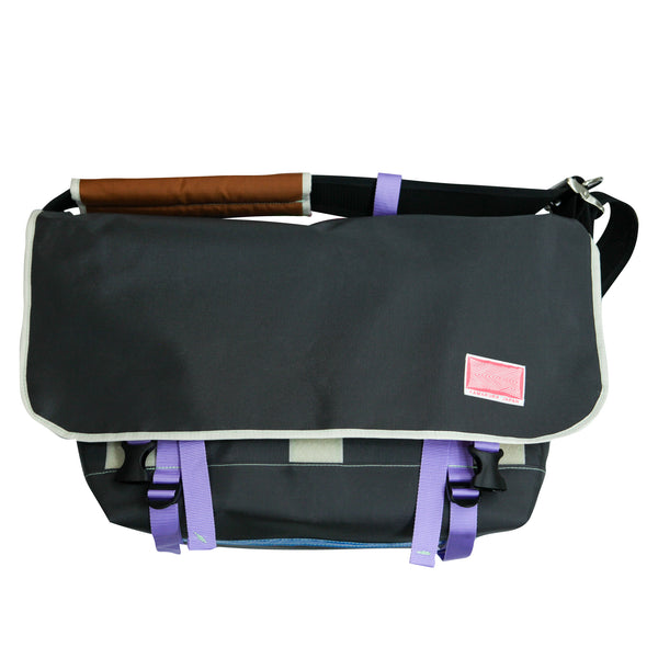 Large Messenger Bag / Dark Grey