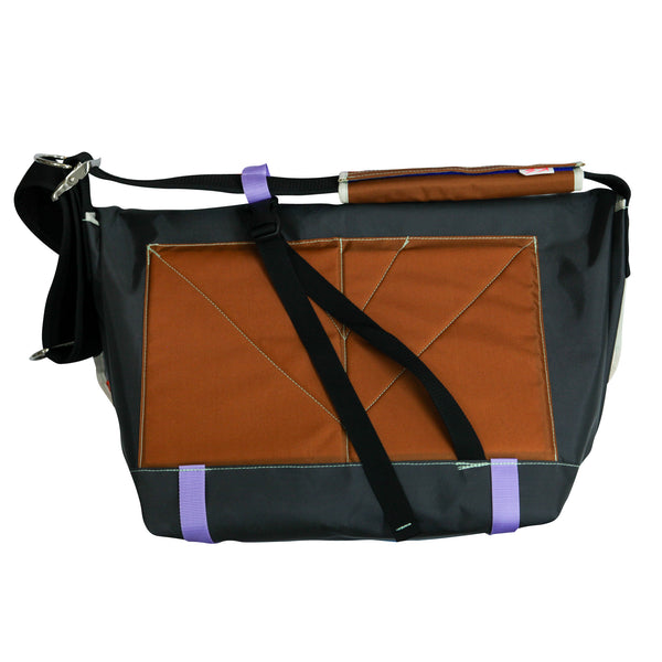 Large Messenger Bag / Dark Grey