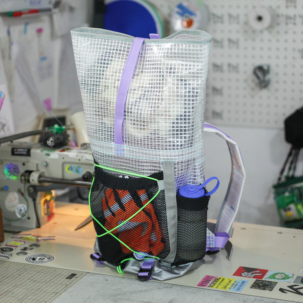 Small Backpack / Translucent, Purple