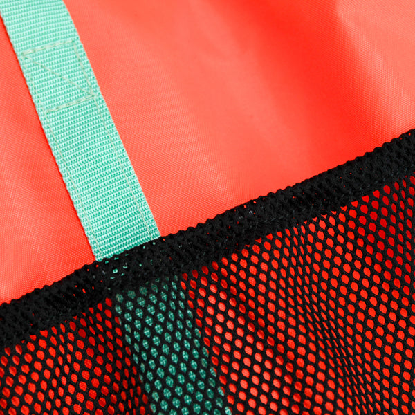 Small Tote Bag / Neon Orange, Mesh