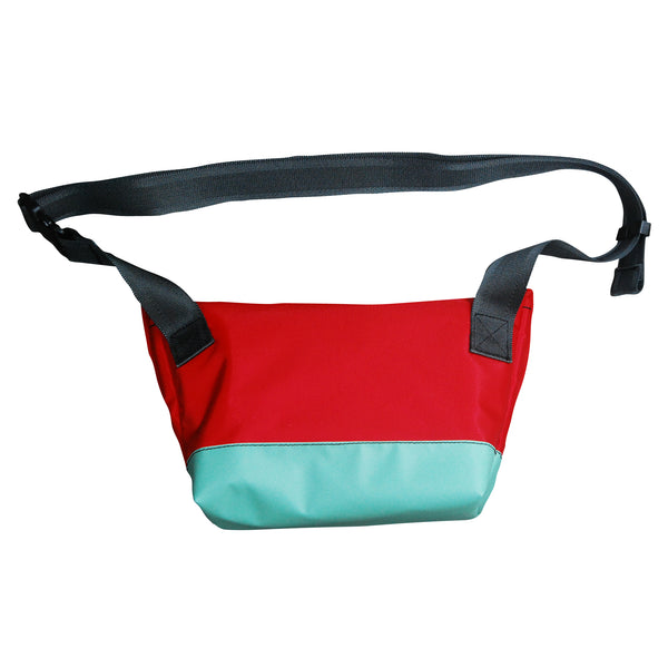 Small Shoulder Bag / Red, Wasabi, Partitions