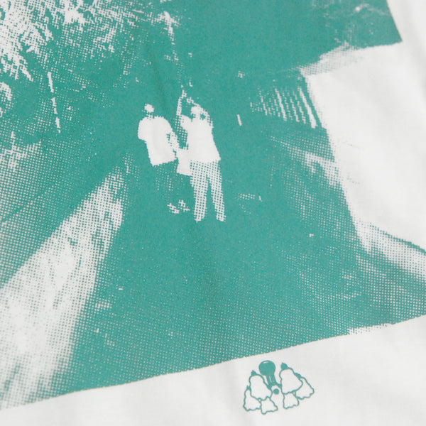 T-shirt / Off White, Green, 洋間レコード
