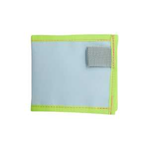 Wallet / Light Grey, Neon Yellow