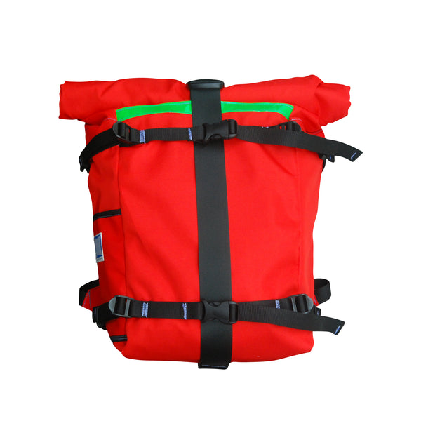 Large Backpack / Red, Straps