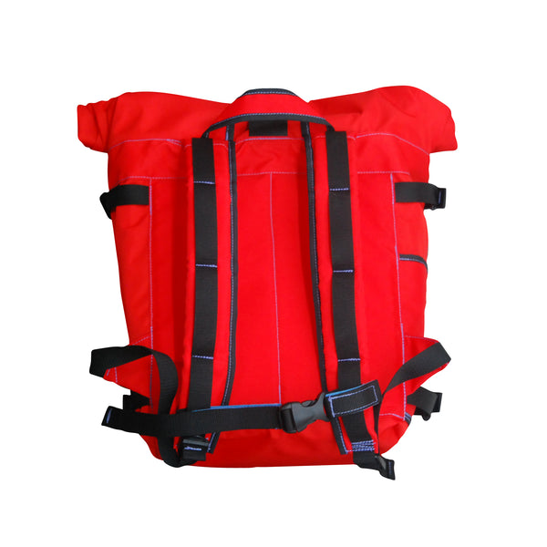 Large Backpack / Red, Straps